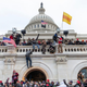 Rioters break into the Capitol building yesterday